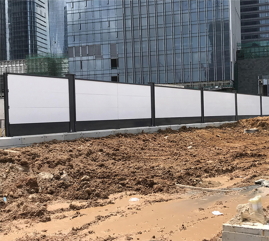 鋼圍擋助力城市建設(shè)、市政工程改造